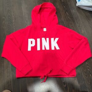 PINK Victoria's Secret Vivid Red Hoodie